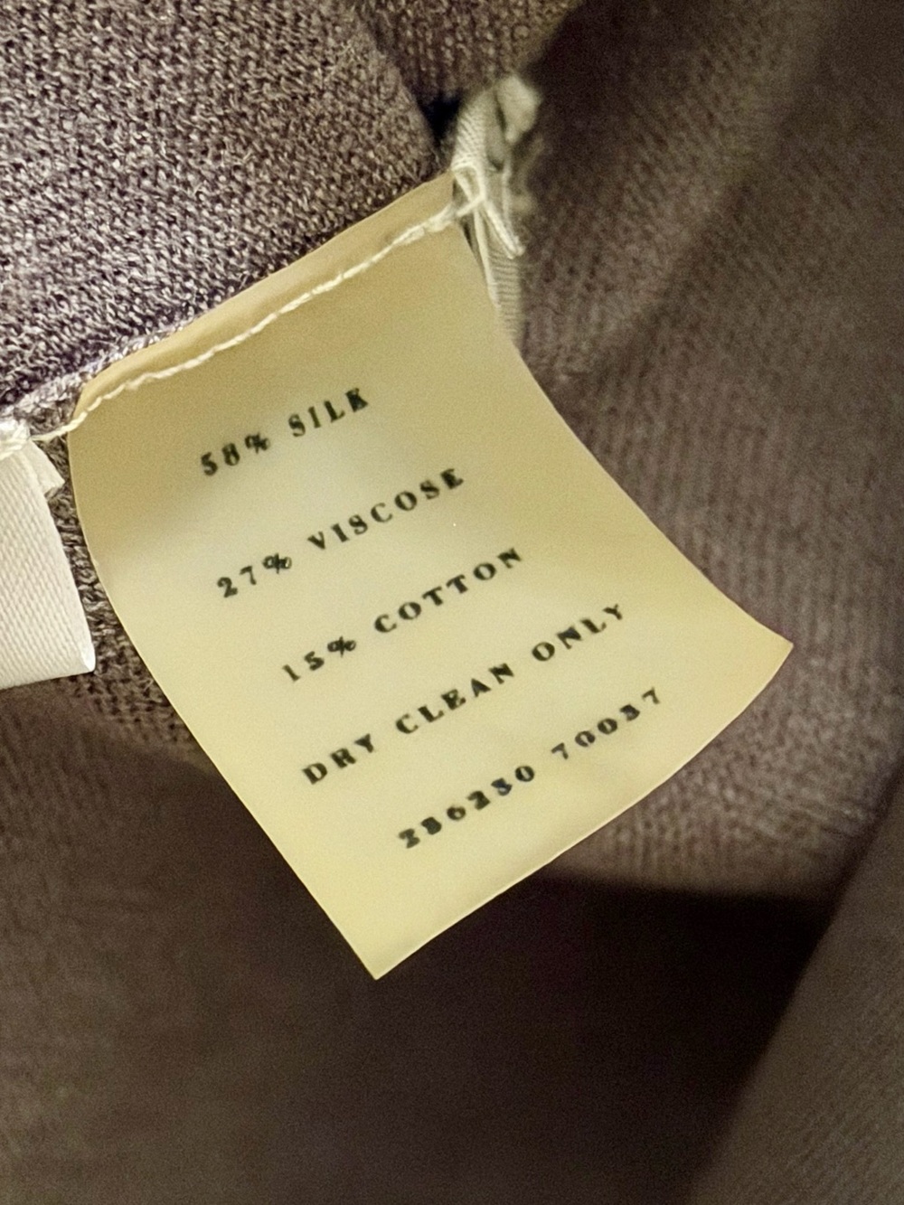 Ann Taylor Grey Ruffle-Trim Cardigan with Matching Shell - Picture 6 of 6